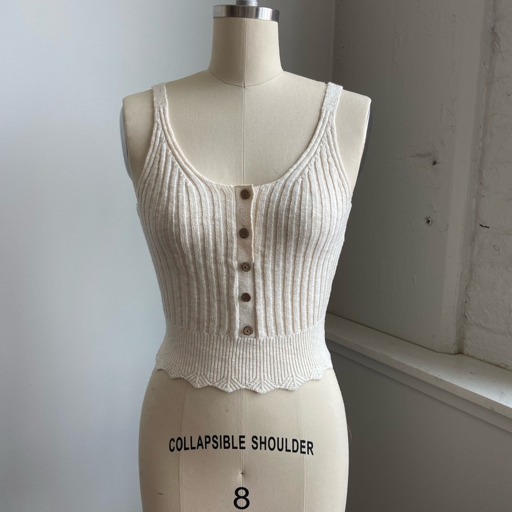 Knit tank top